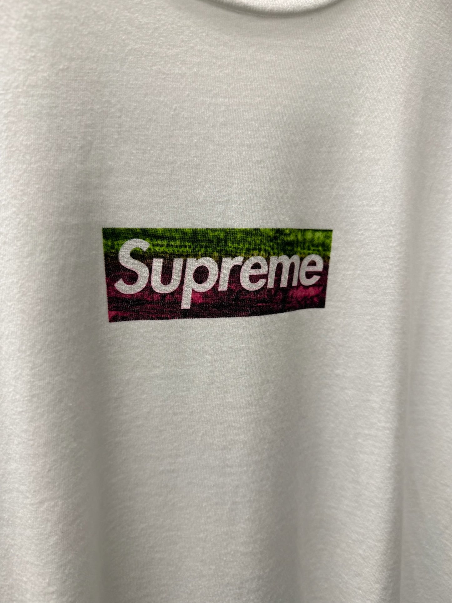 Large - Supreme L.A. Fire Relief Box Logo Tee 'White' (Pre-Owned)