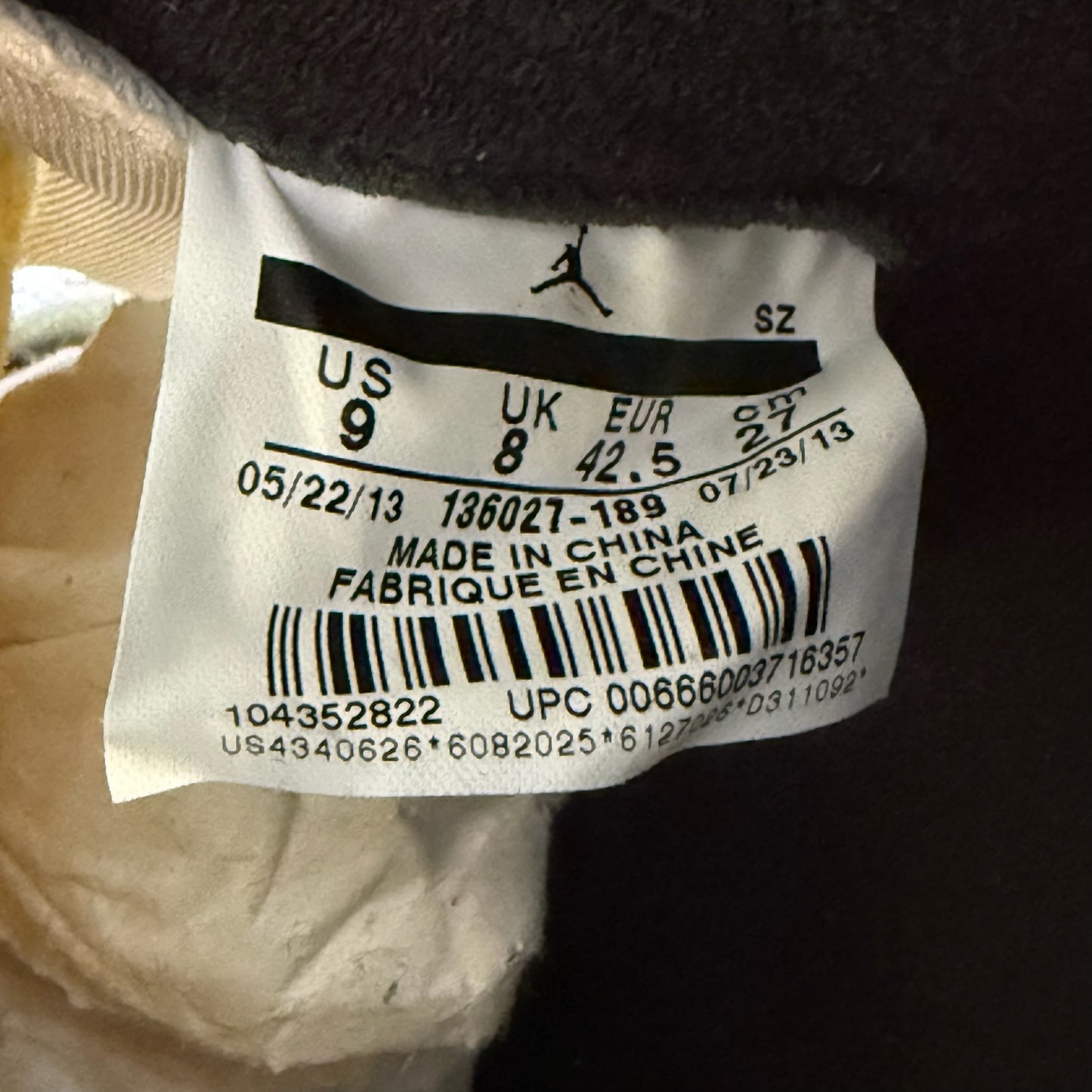Size 9 - Jordan 5 Retro 'Laney' 2013 (Used)