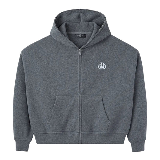 HMDD Thermal Full Zip 'Grey' - Small