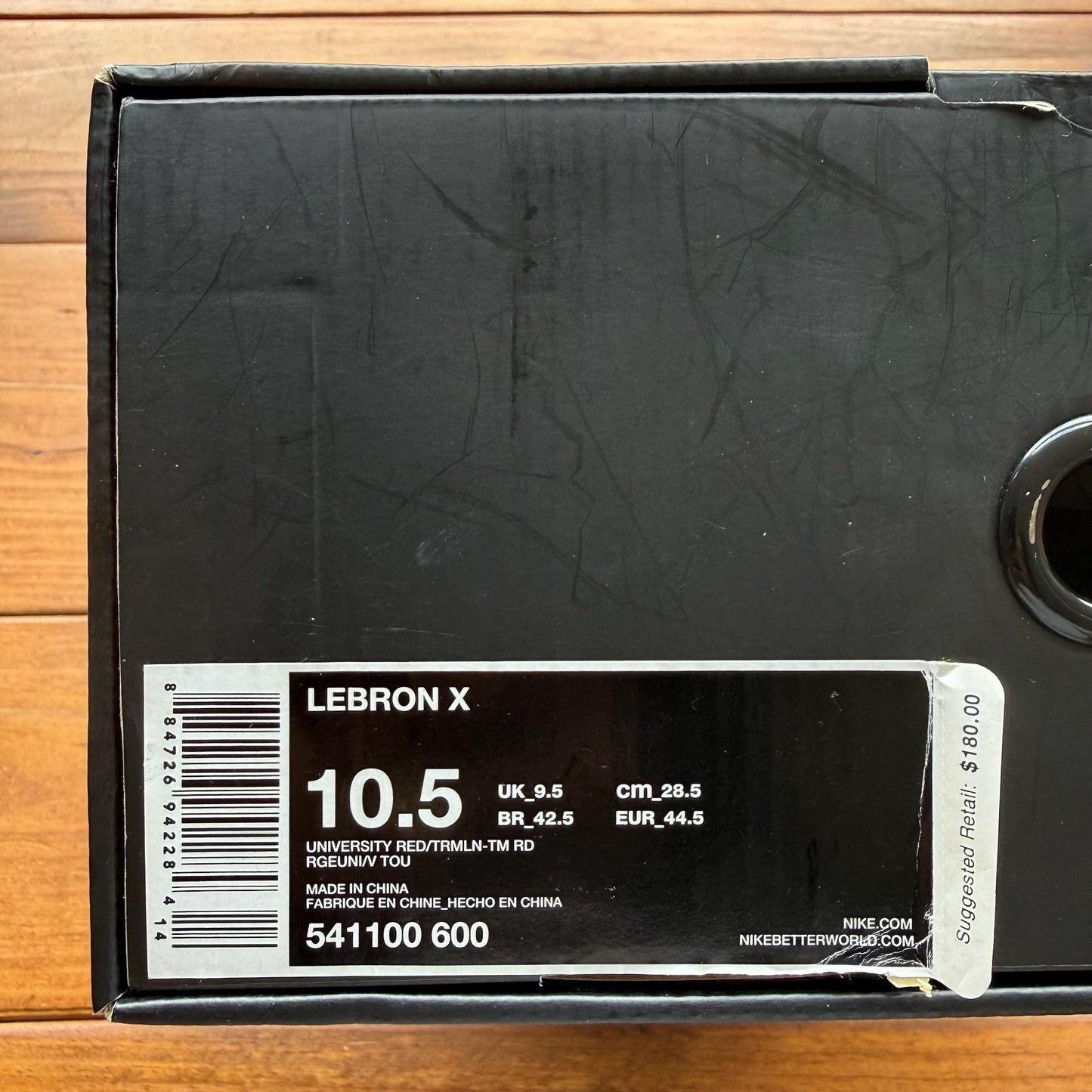 Size 10.5 - LeBron 10 'Christmas' (Used)