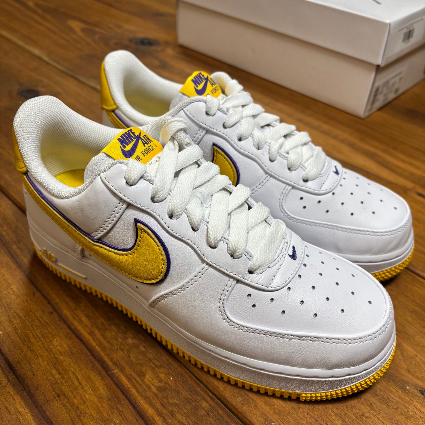 SIZE 6.5 - Kobe Bryant x Air Force 1 Low Retro QS 'Lakers Home' (Used)
