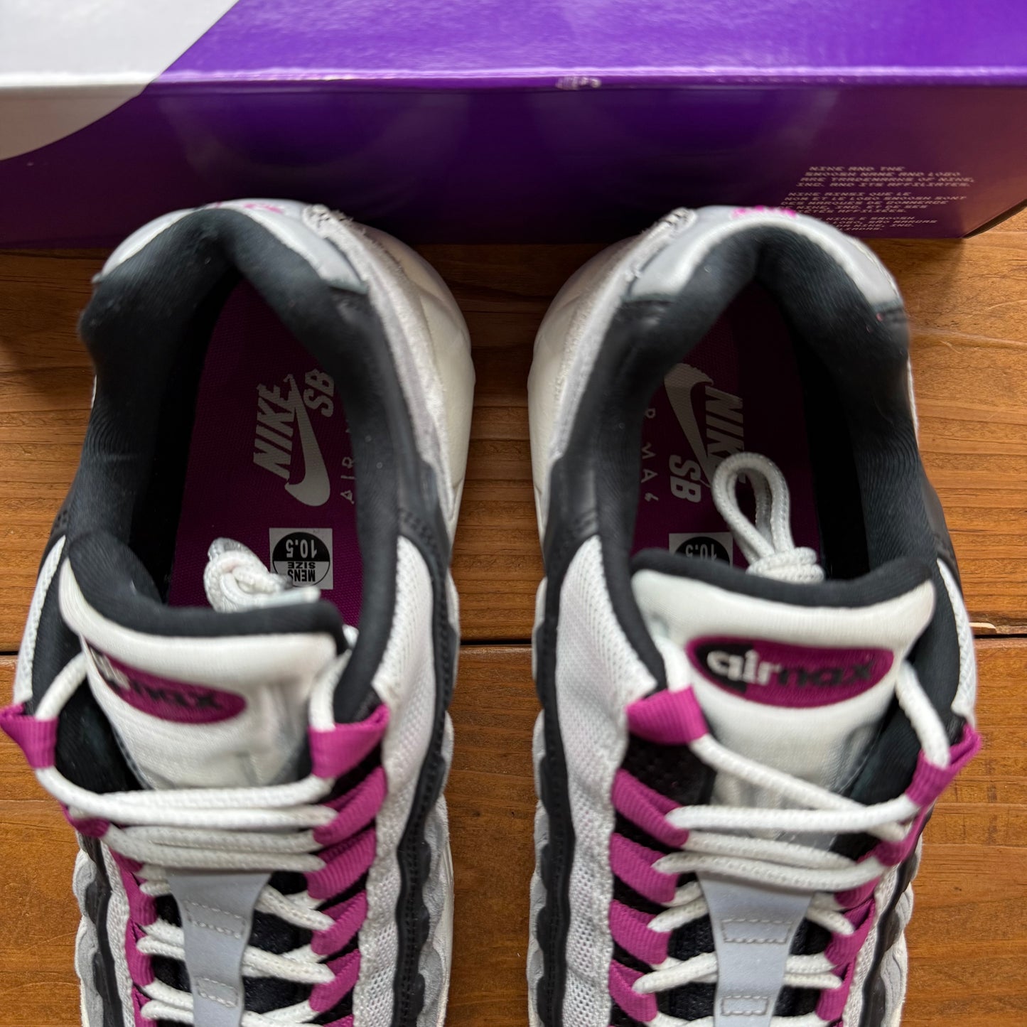 Talla 10.5 - Nike SB x Air Max 95 'Cactus Flower' (Usadas)