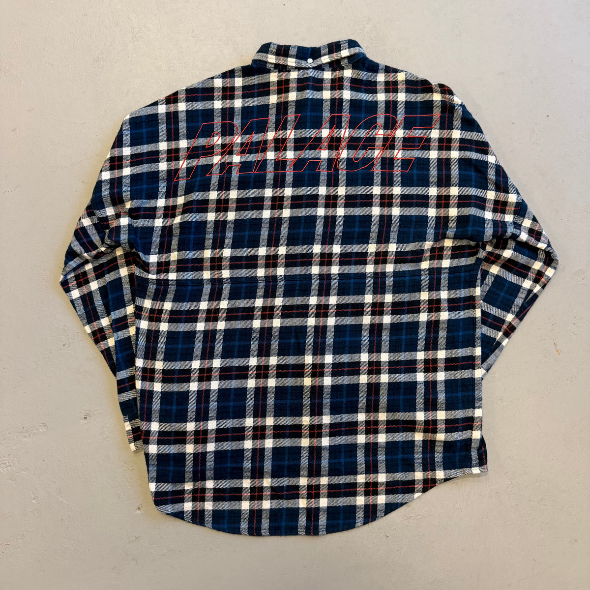 Palace Drop Shoulder Shirt 'Navy' (Pre-Owned) - Large