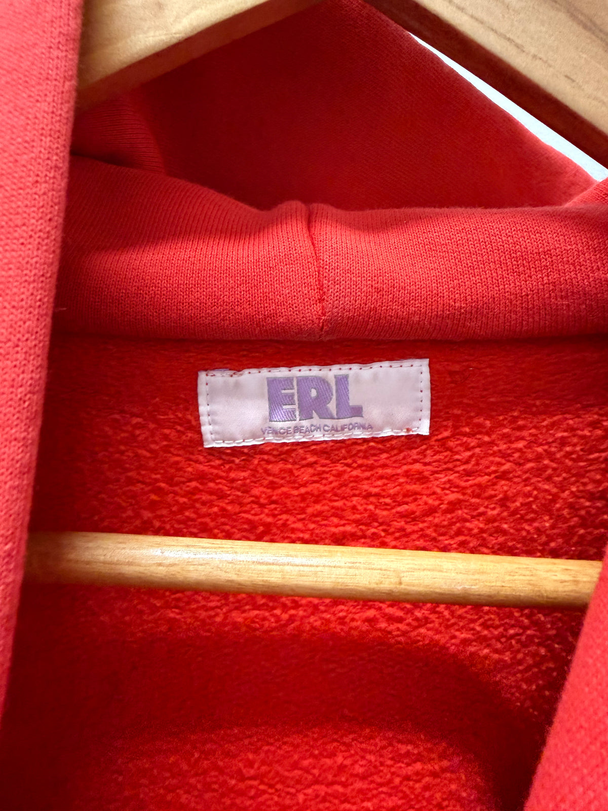 ERL Swirl Hoodie 'Red/Green' (Pre-Owned) - Medium