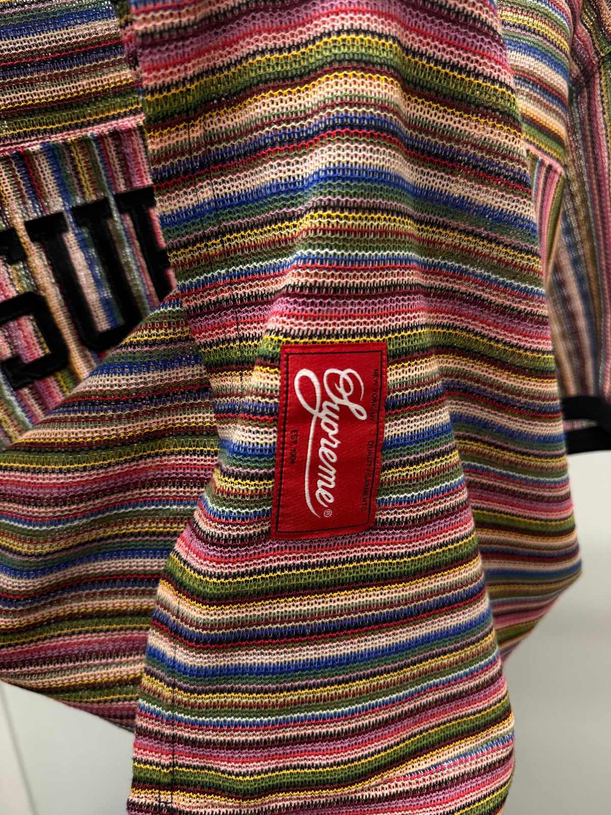 2XL - Supreme Open Knit Football Jersey (Pre-Owned)