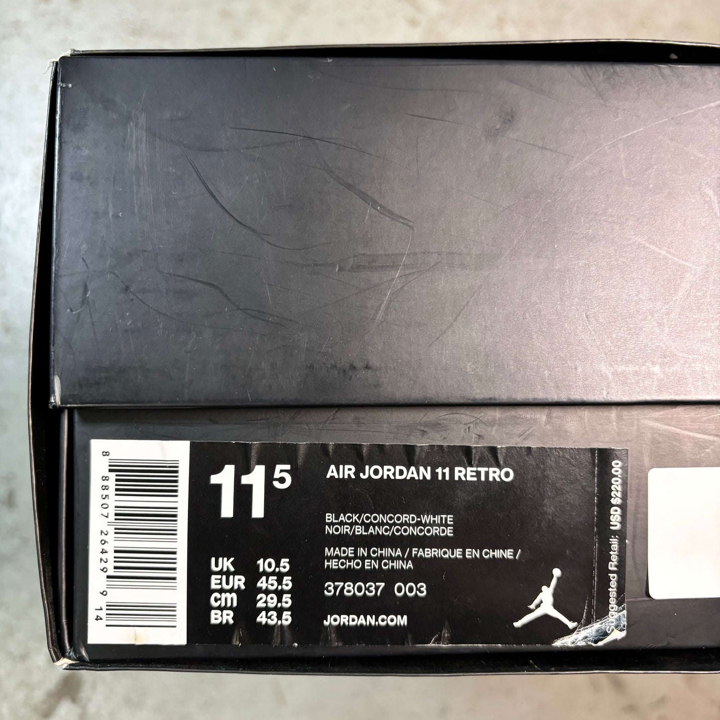 Jordan 11 Retro 'Space Jam' 2016 (Used)