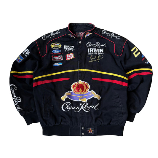 Large - Vintage Crown Royal Nascar Jacket