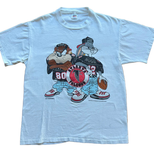 XL – Vintage ATL Falcons Bugs Taz T-Shirt