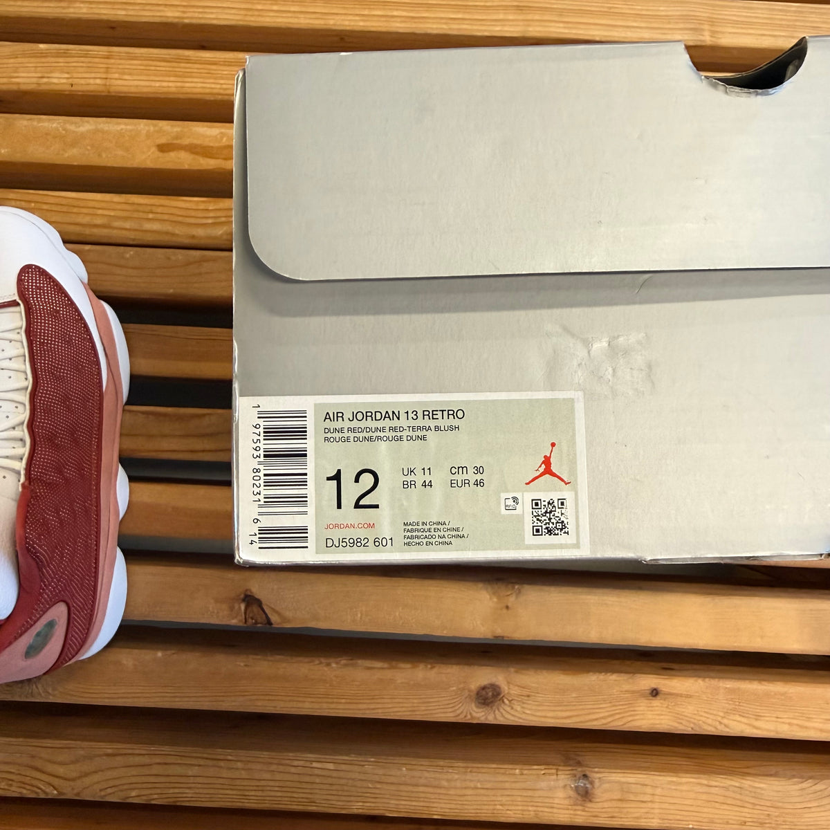 Size 12 - Jordan 13 Retro 'Dune Red' (Used)