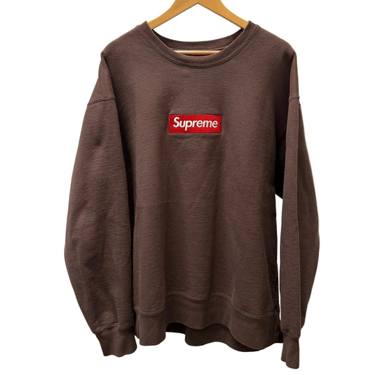 XL - Supreme Box Logo Crewneck (FW22) 'Brown' (Pre-Owned)