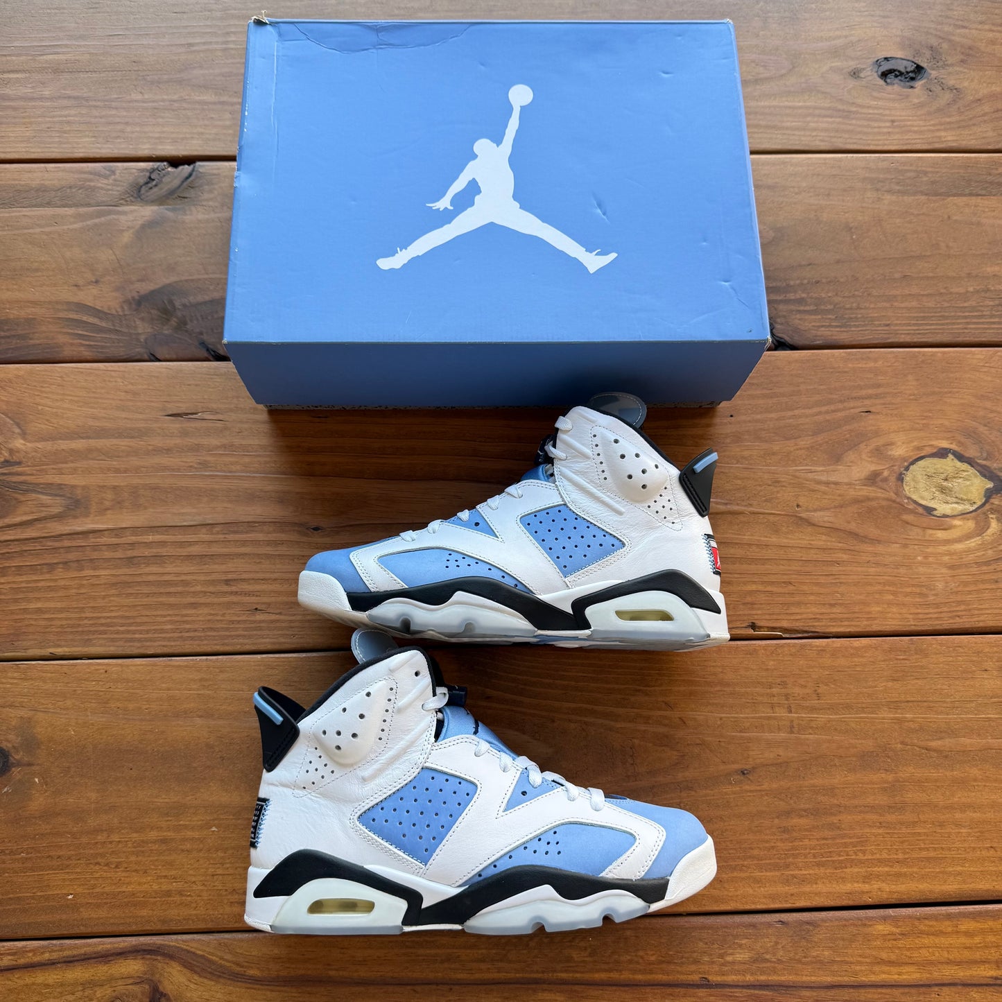 Größe 42.5 - Jordan 6 Retro 'UNC Home' (Gebraucht)