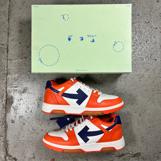 OFF-WHITE 'OUT OF OFFICE' SNEAKER - 'ORANGE/BLUE' (USED)