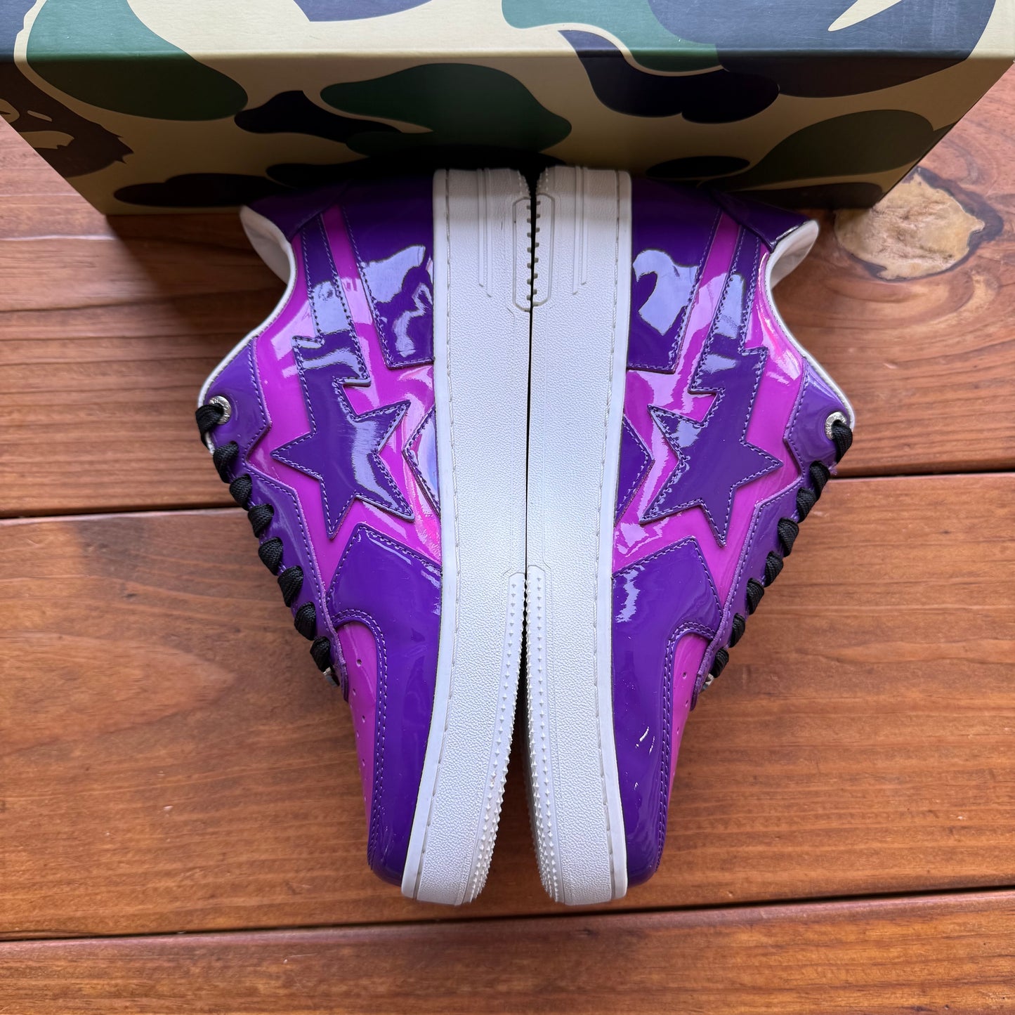 Size 8 - Bapesta Icon M2 'Purple' (Used)