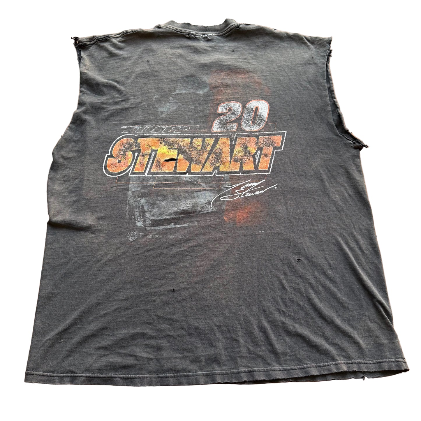XL - Vintage Tony Stewart cut off shirt