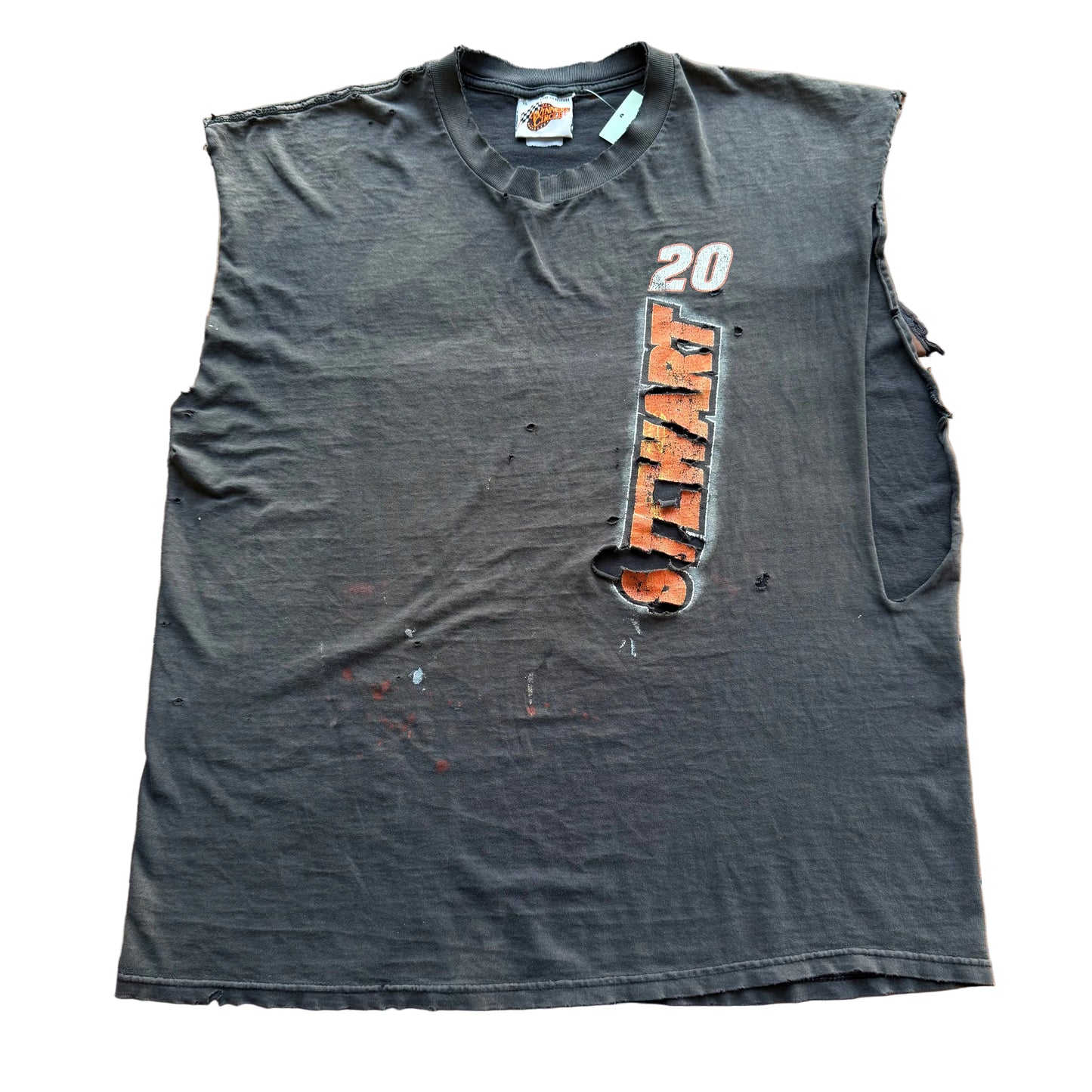 XL - Vintage Tony Stewart cut off shirt