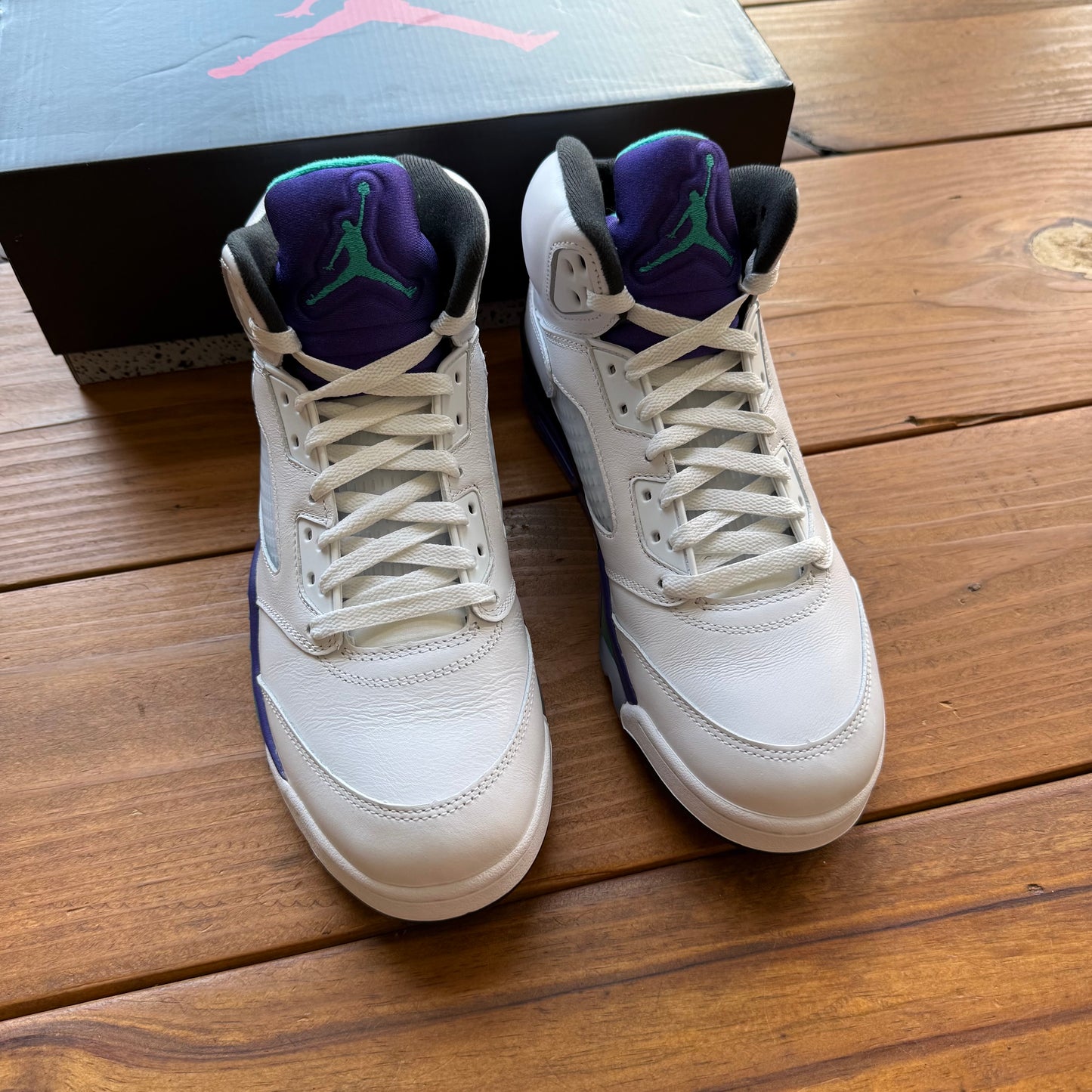 Größe 9.5 - Jordan 5 Retro 'Grape' 2025 (Gebraucht)