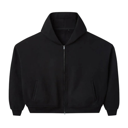 HMDD Zip Up Black Blank