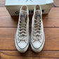 Size 9 - Stussy x Chuck 70 High 'Fossil' (Used)