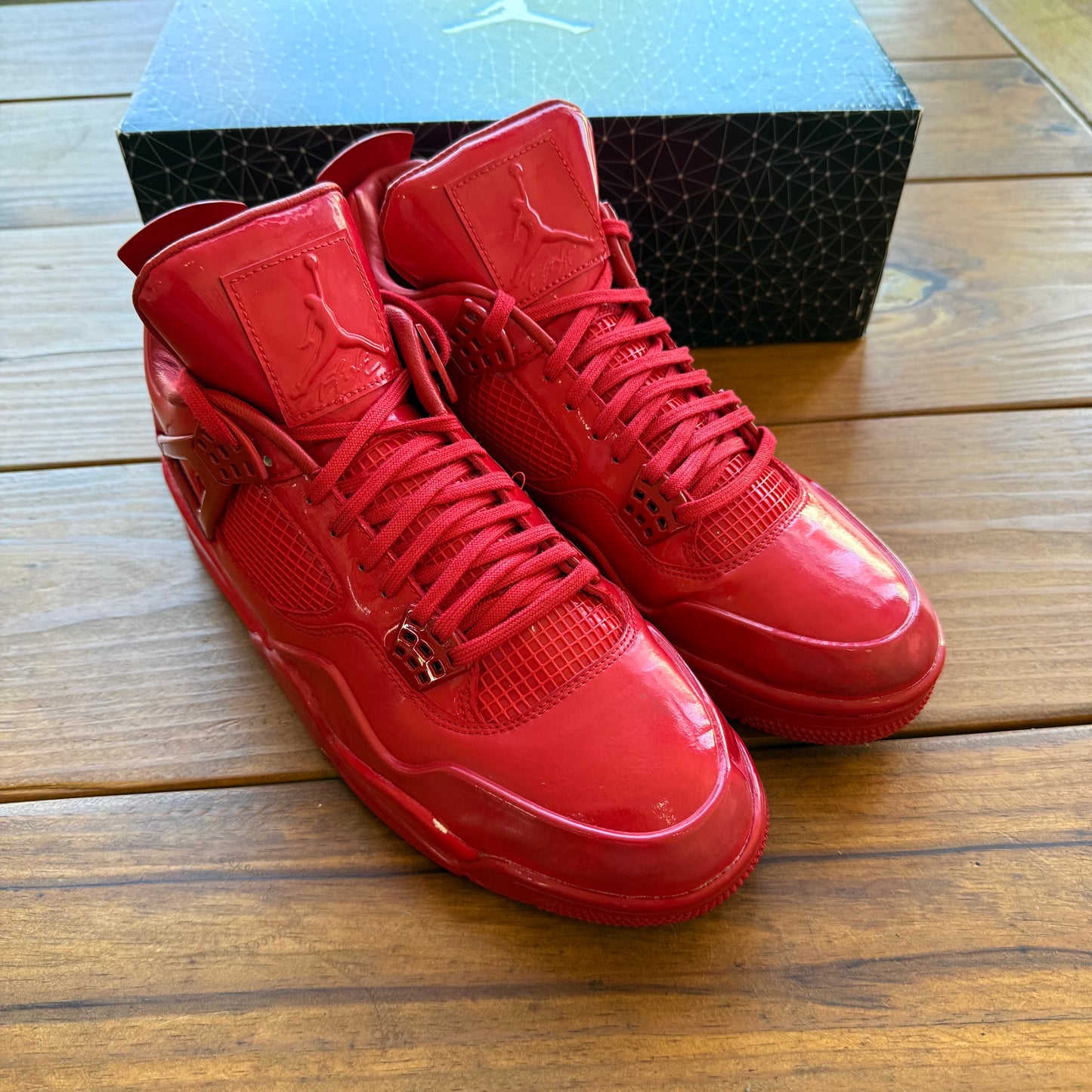 Size 11 - Jordan 4 Retro '11Lab4 - Red' (Used)