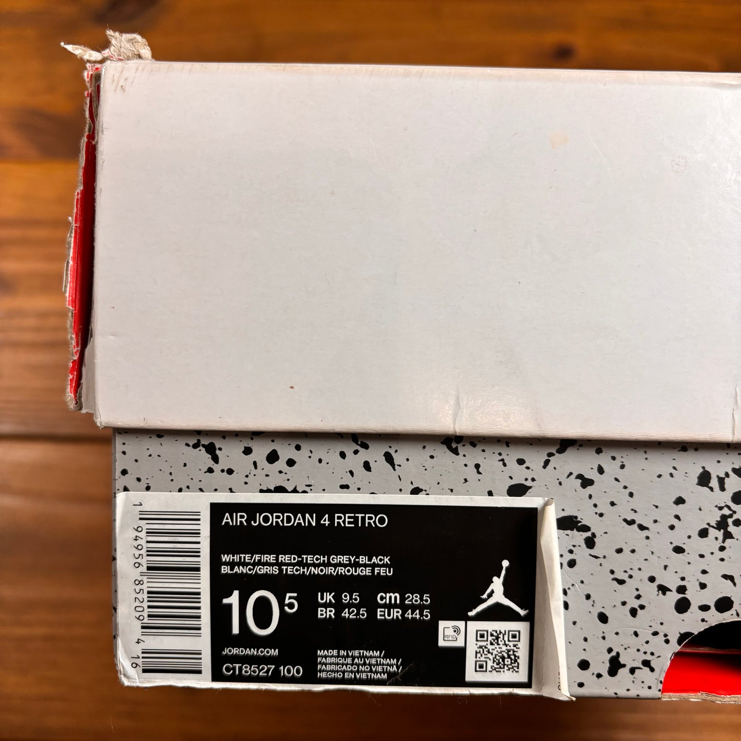 Jordan 4 Retro 'White Oreo' (Used)