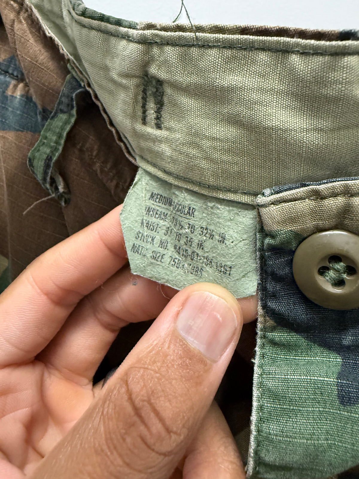 Vintage Camo Cargo Pants - Size 32x30