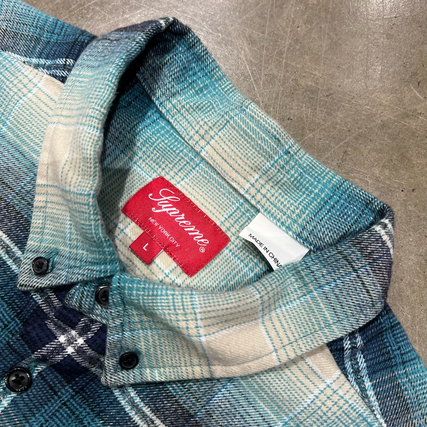 Supreme Flannel Shirt (Used)