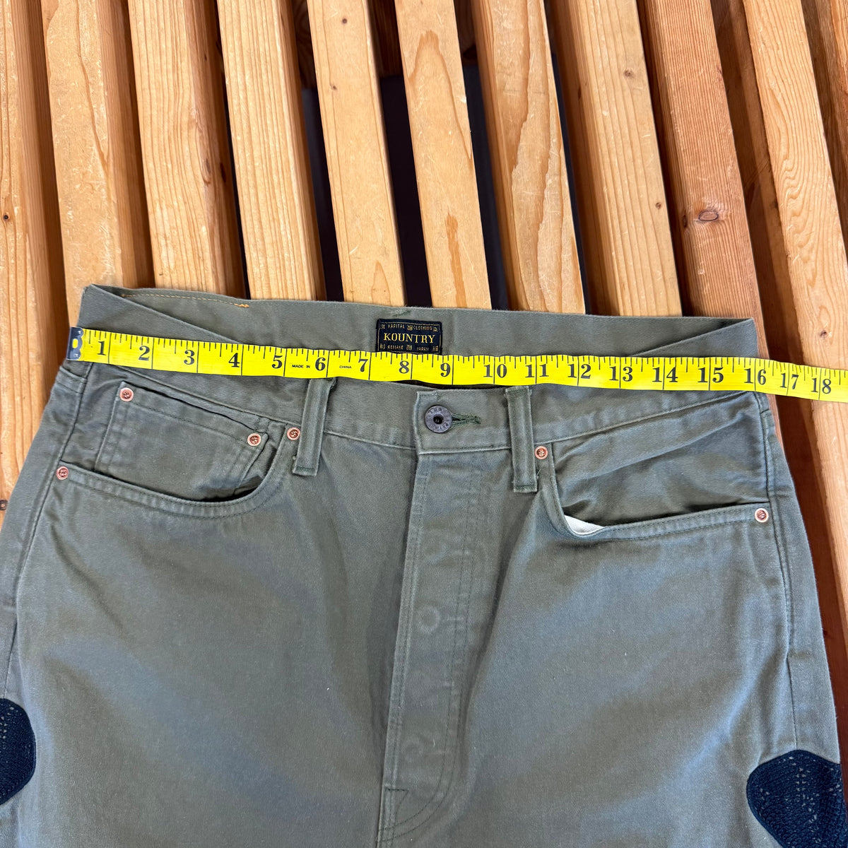 Kapital Kountry Bone Chino Pants - Size 34