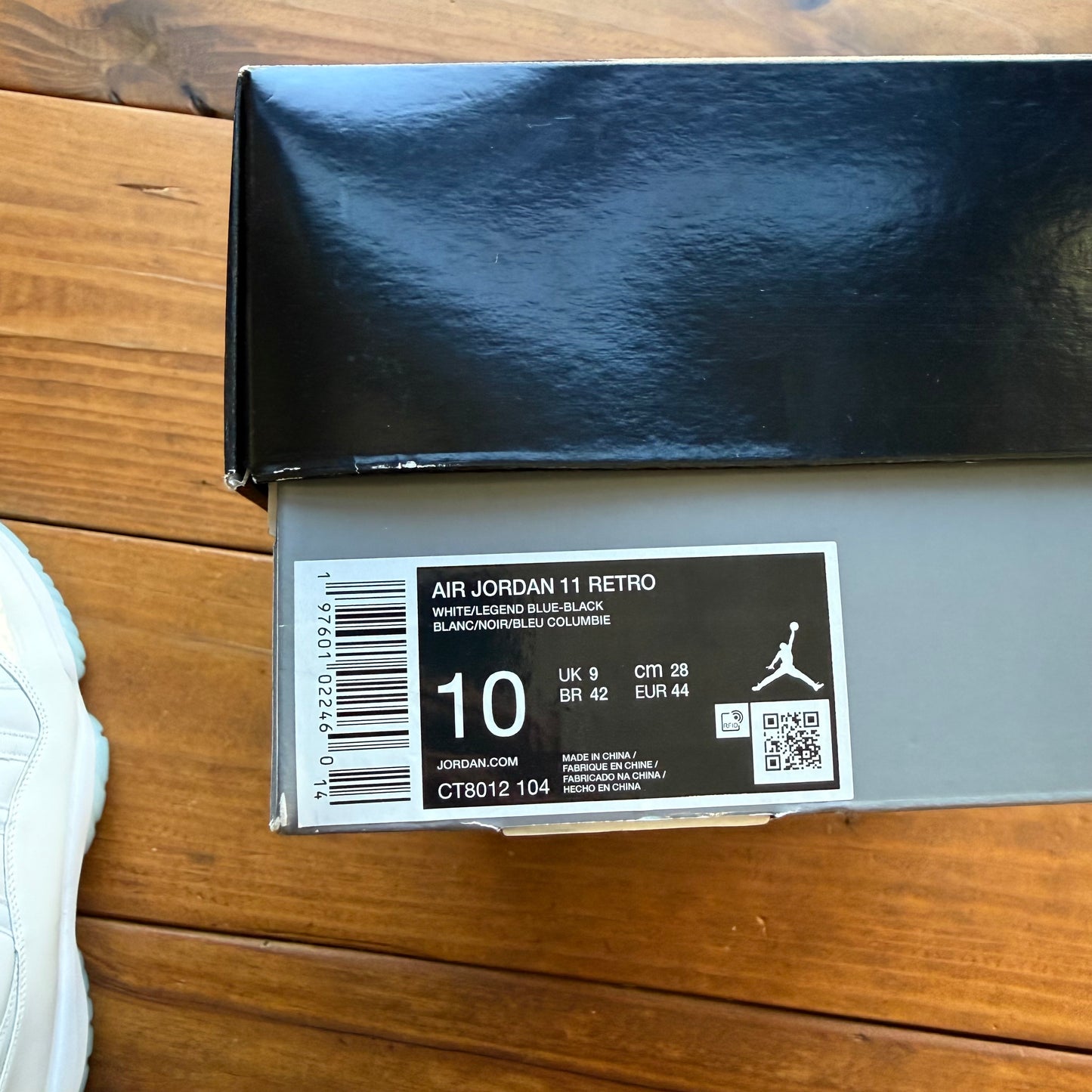 Größe 10 - Jordan 11 Retro 'Columbia / Legend Blue' 2024 (Gebraucht)