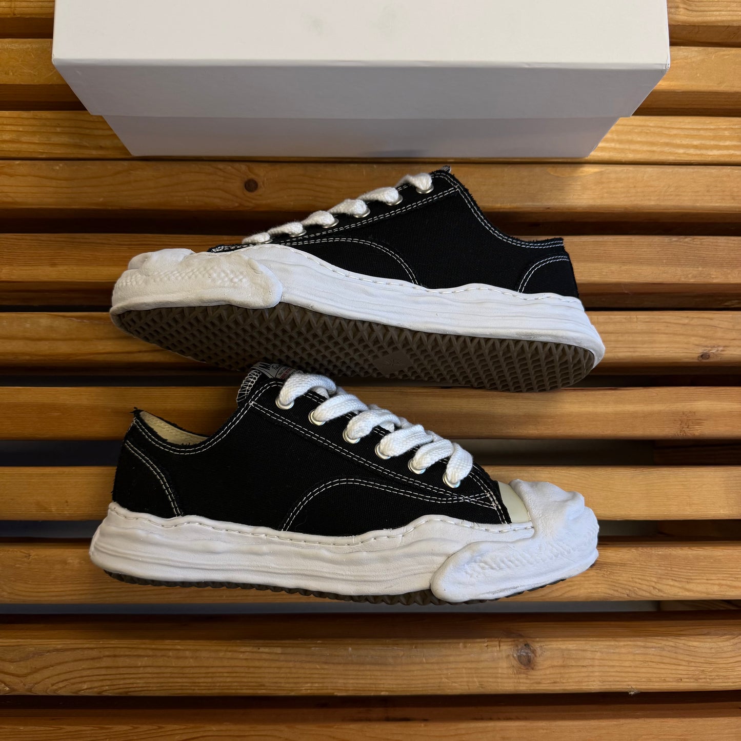 Size 44 - Maison Mihara Yasuhiro OG Sole Canvas Low (Used)