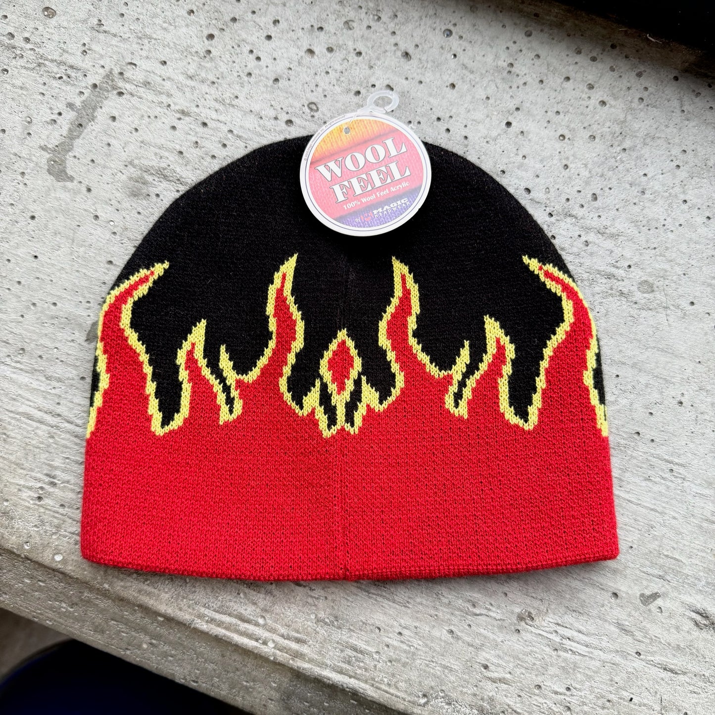 Vintage Y2k Flame beanie