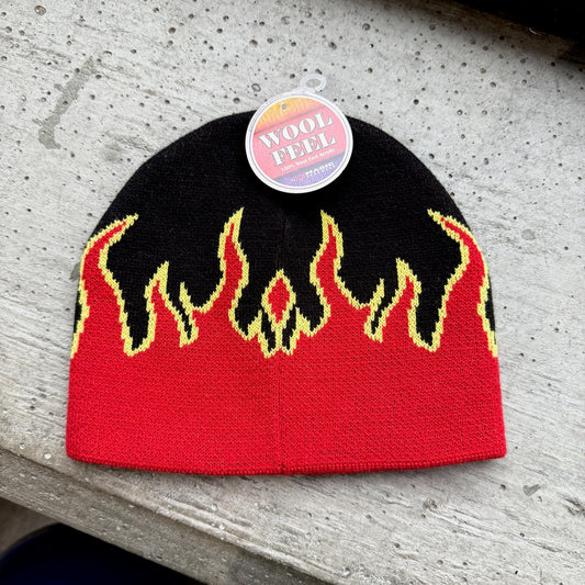 Vintage Y2k Flame beanie