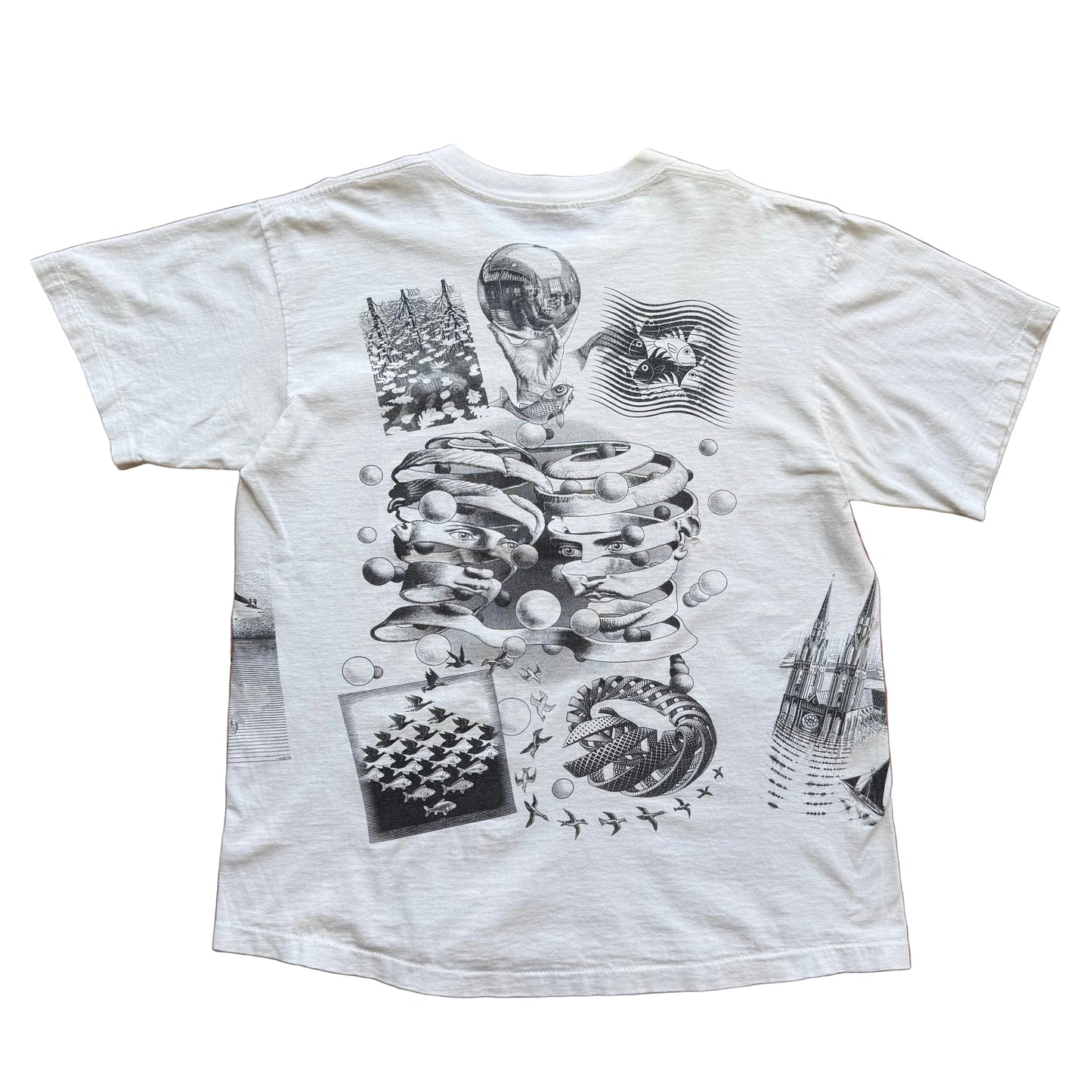 XL - Vintage MC Escher Art Tee
