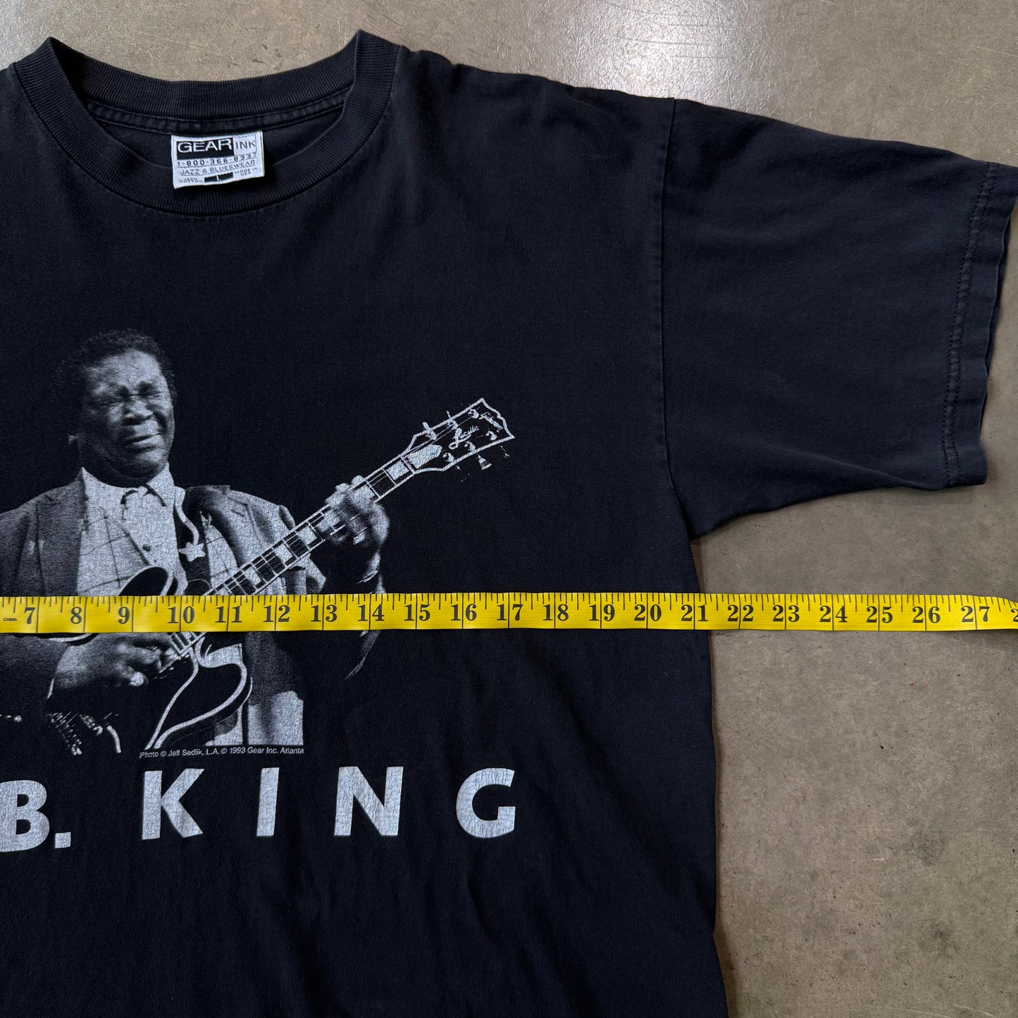 Large - Vintage BB King Fotoshirt