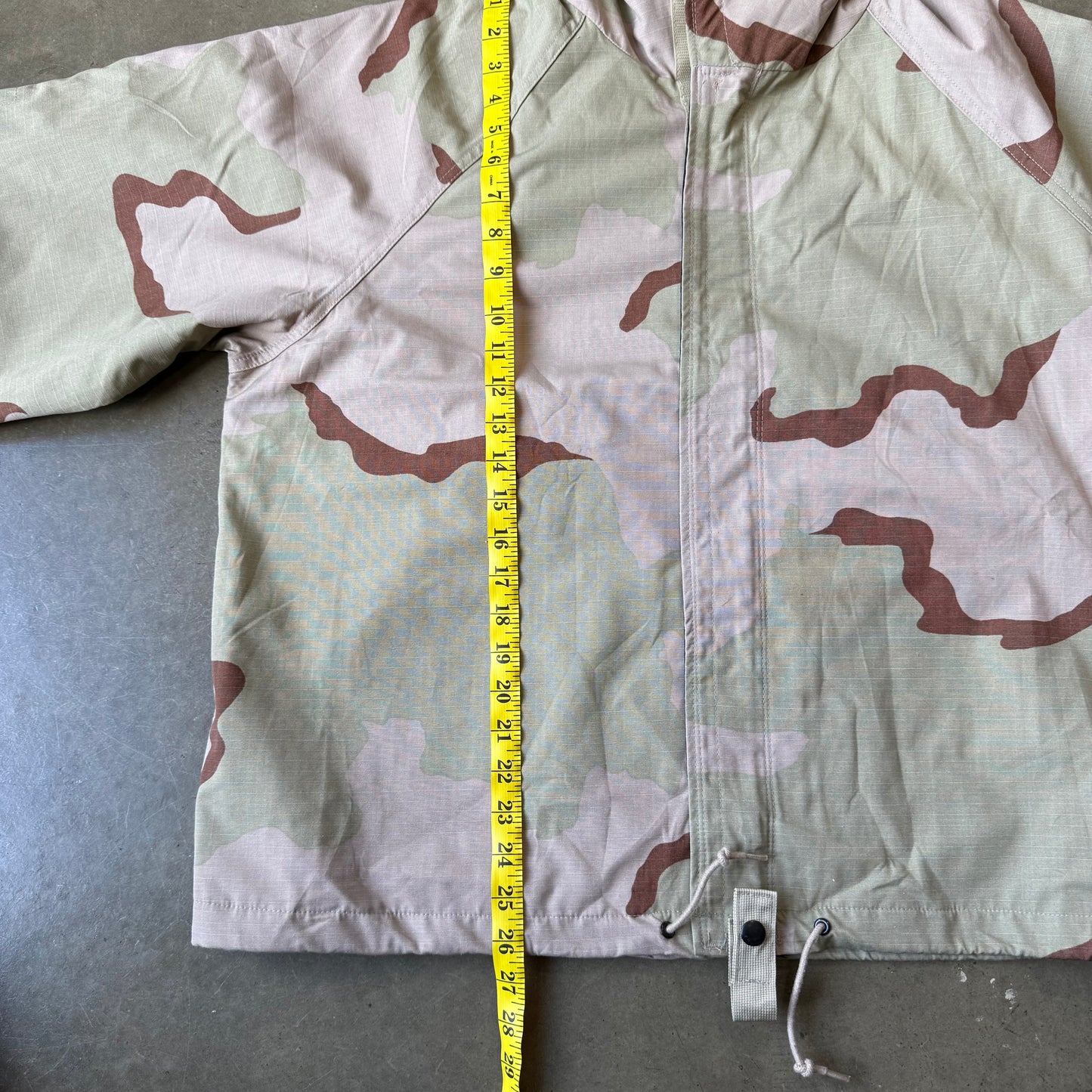 Große - Vintage Wüsten-Tarnanorakjacke