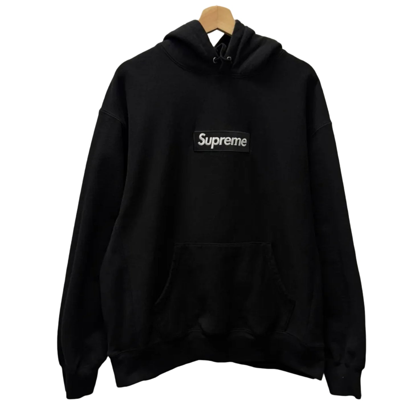 Large - Supreme Box Logo Hooded Sweatshirt - FW24 'Black' (Pre-Owned)