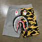 Bape Split Camo Shark Shorts (Used)