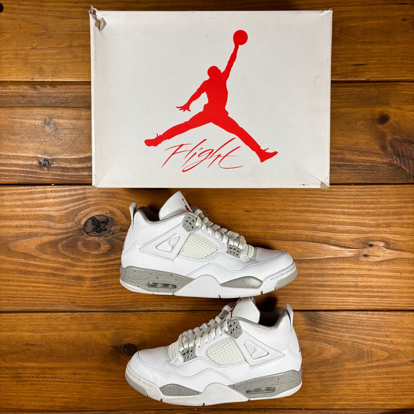 Jordan 4 Retro 'White Oreo' (Used)