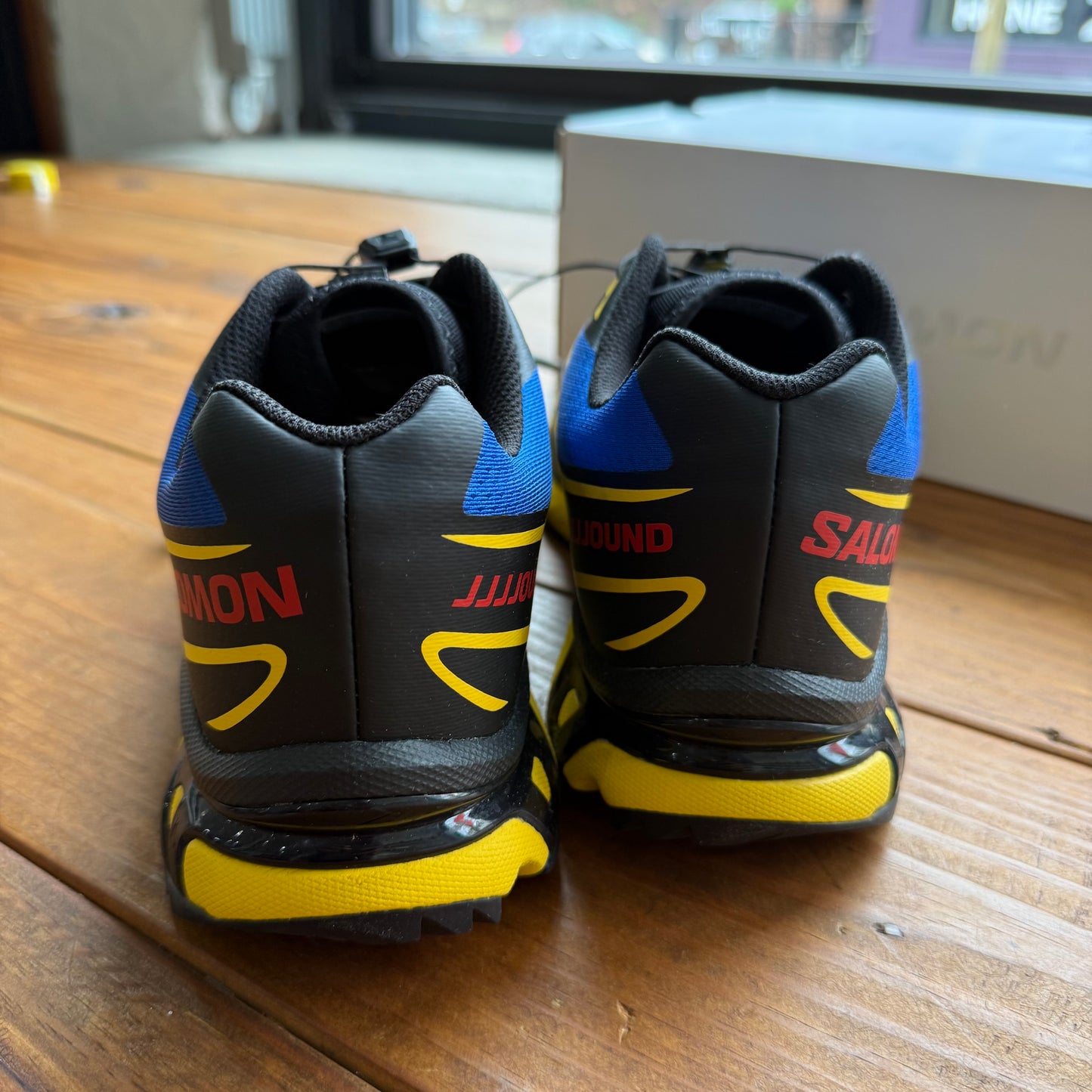 Size 11.5 - JJJJound x XT-6 'Nautical Blue Lemon' (Used)