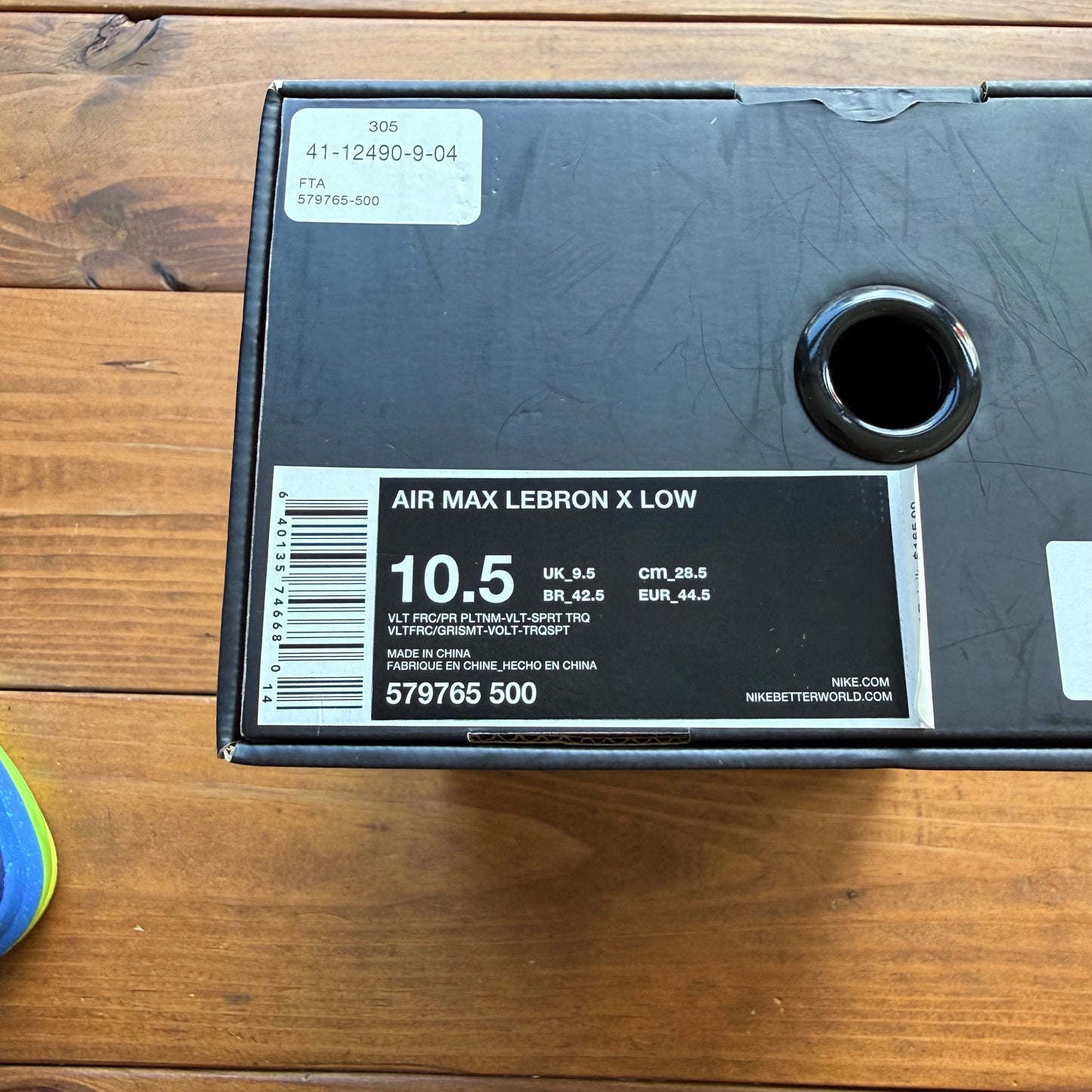 Size 10.5 - Air Max LeBron 10 Low 'Sprite' (Used)