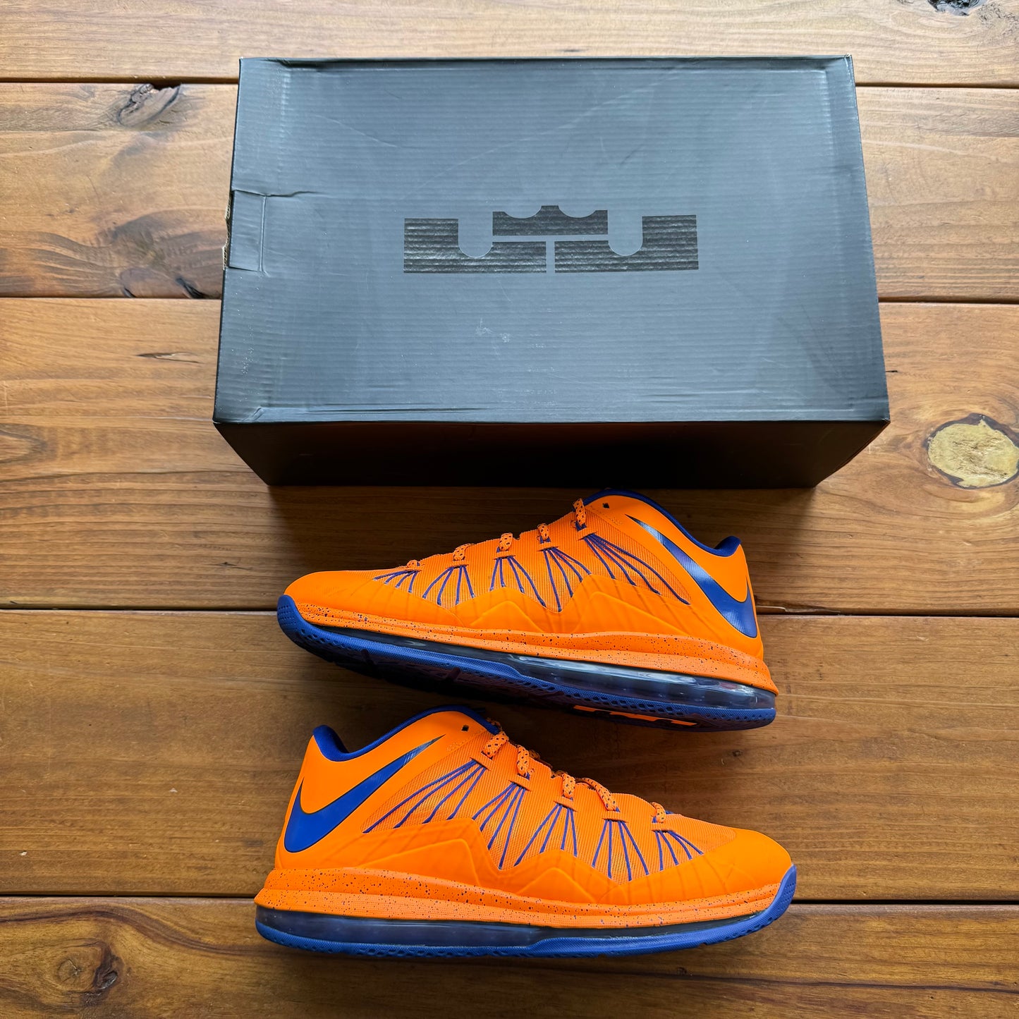 Size 10.5 - Air Max LeBron 10 Low 'Knicks' (Used)