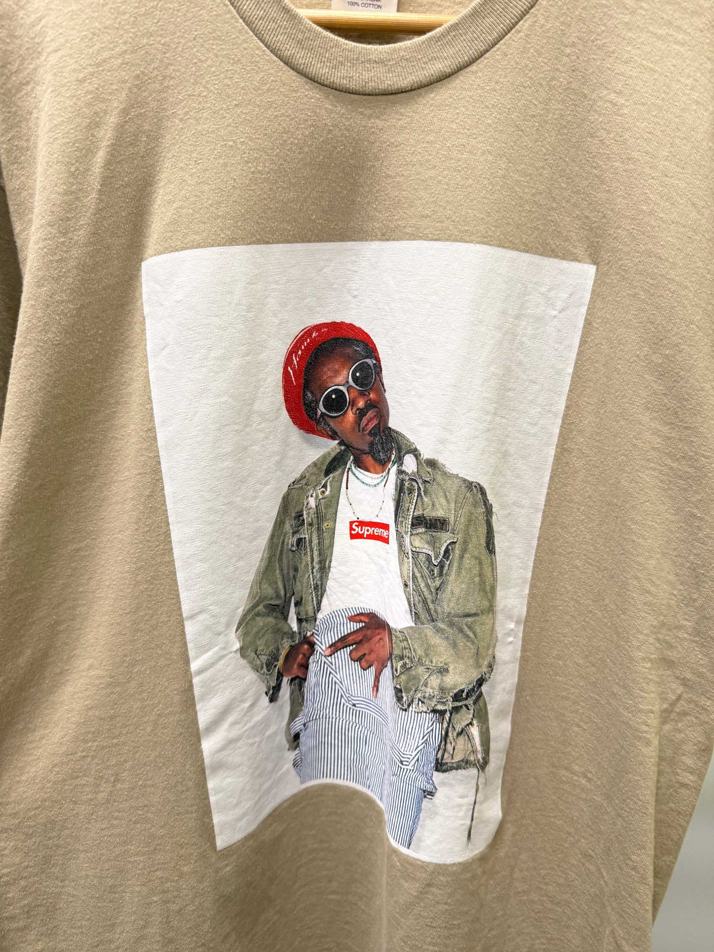 Supreme Andre 3000 Tee 'Stone' (Pre-Owned) - Large