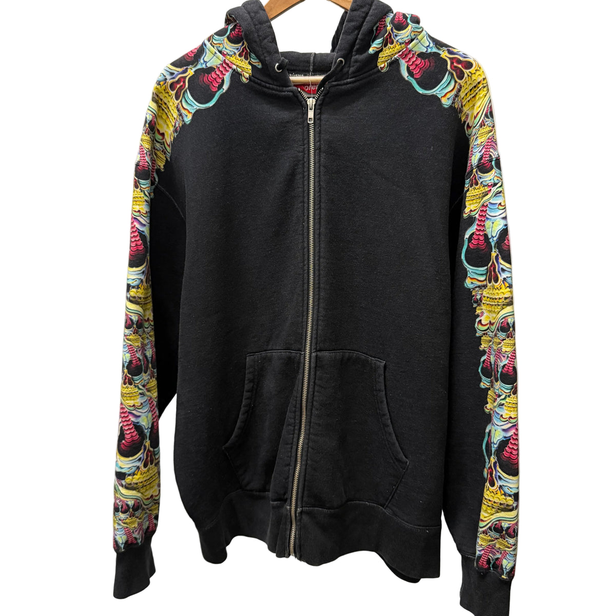 Supreme Skulls Zip Up Hooded Sweatshirt (Pre-Owned) - XL