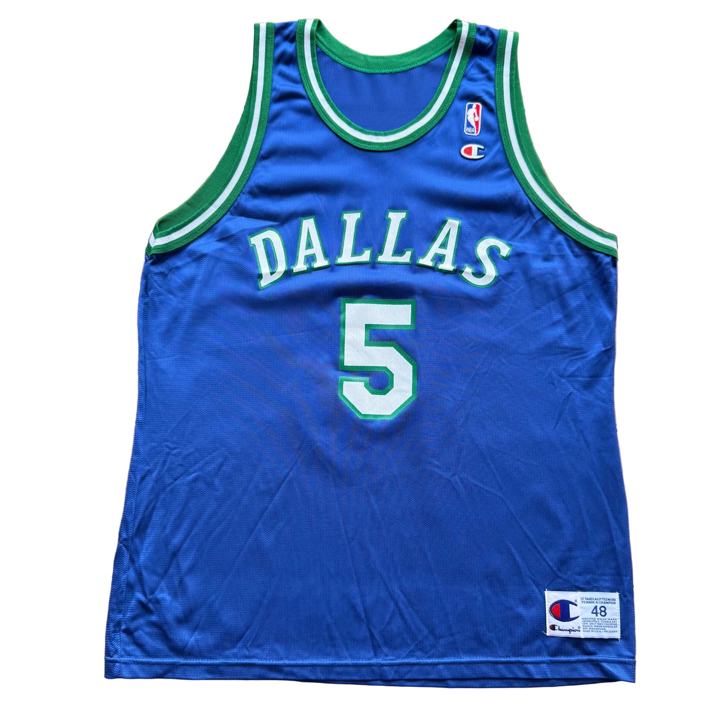 XL - Vintage Champion Jason Kidd Mavericks Trikot