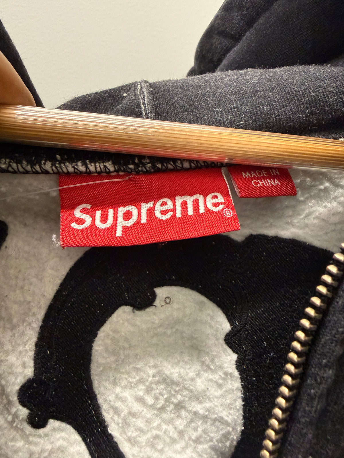 Supreme Skulls Zip Up Hooded Sweatshirt (Pre-Owned) - XL