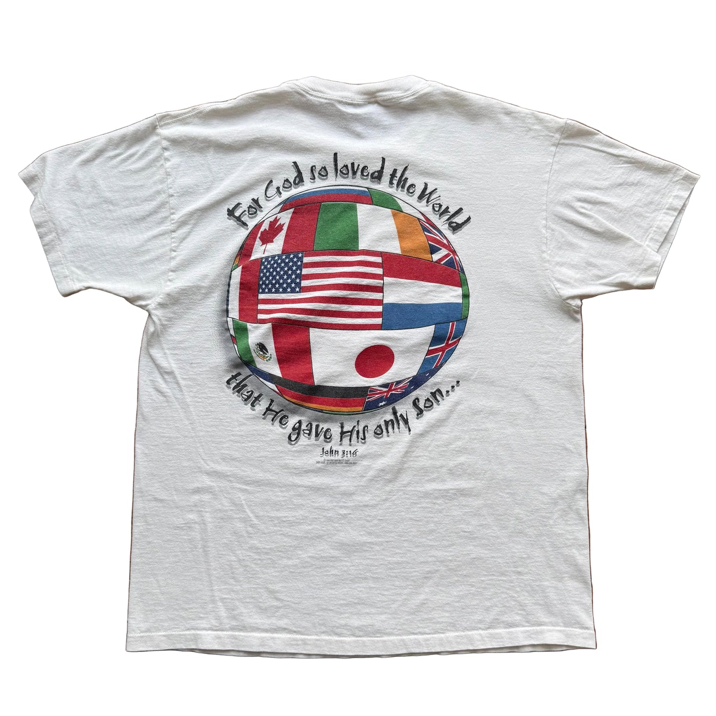 Grande - Camiseta vintage Juan 3:16