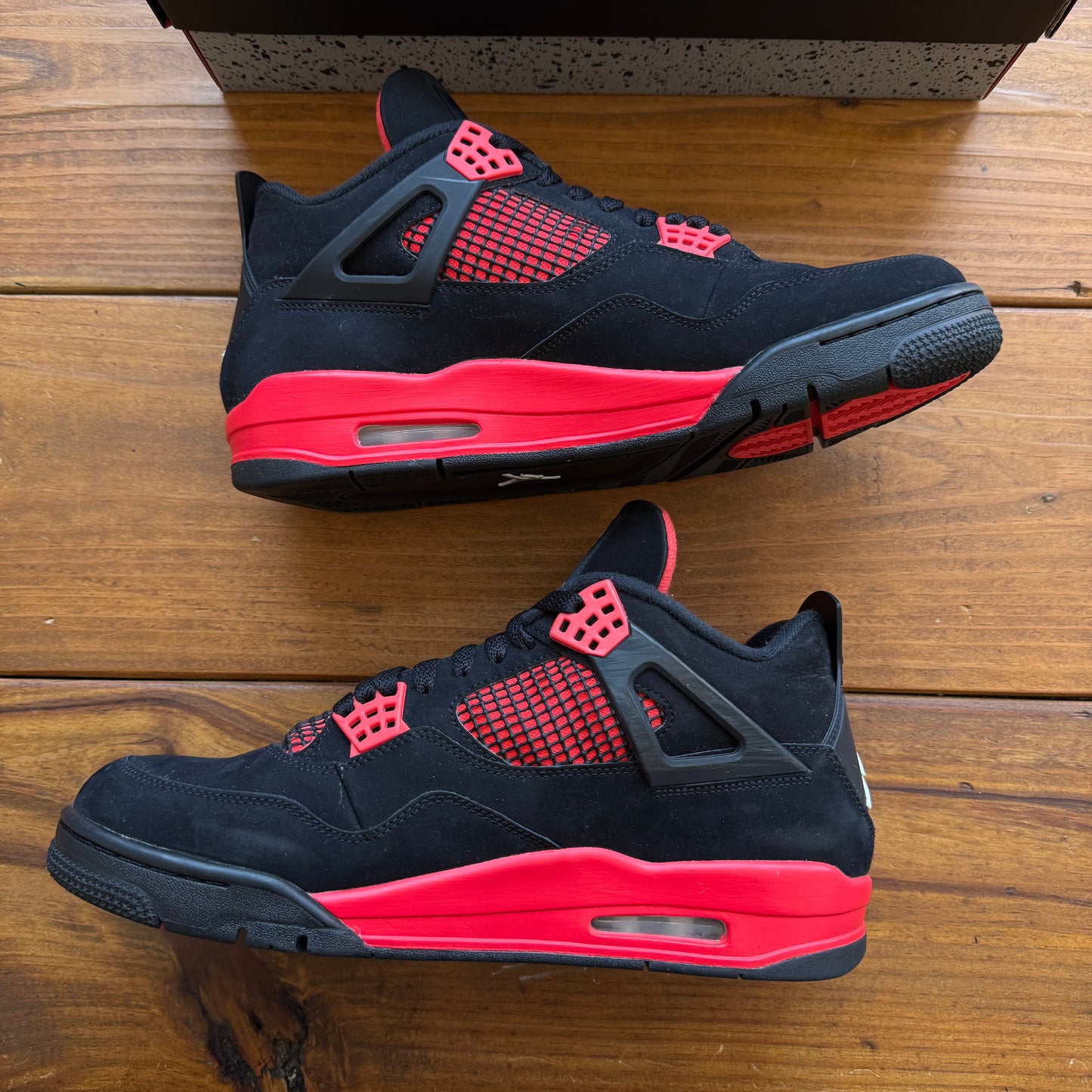 Size 11.5 - Jordan 4 Retro 'Red Thunder' (Used)