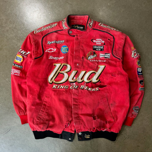 XL - Vintage Budweiser Racing Jacket