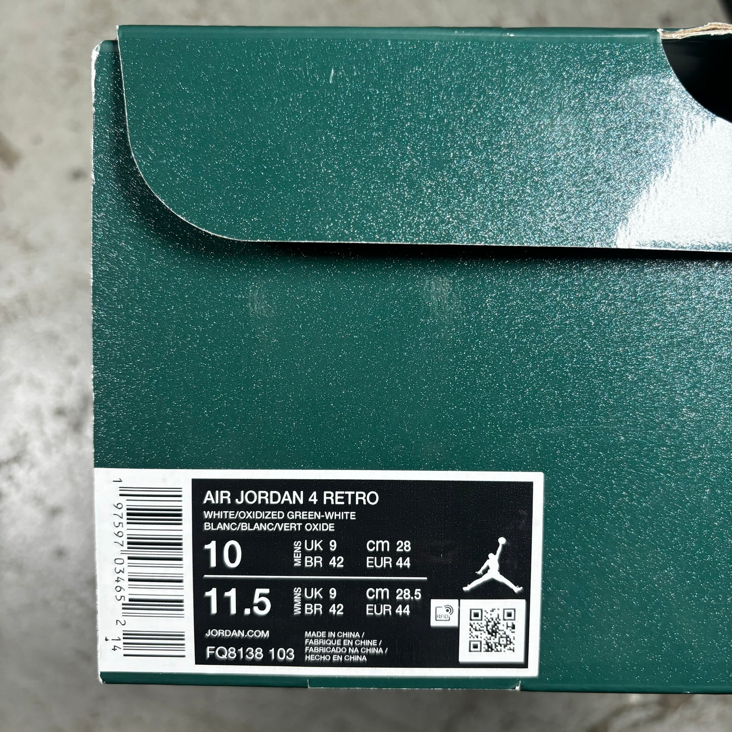 Jordan 4 Retro 'Oxidized Green' (Used)