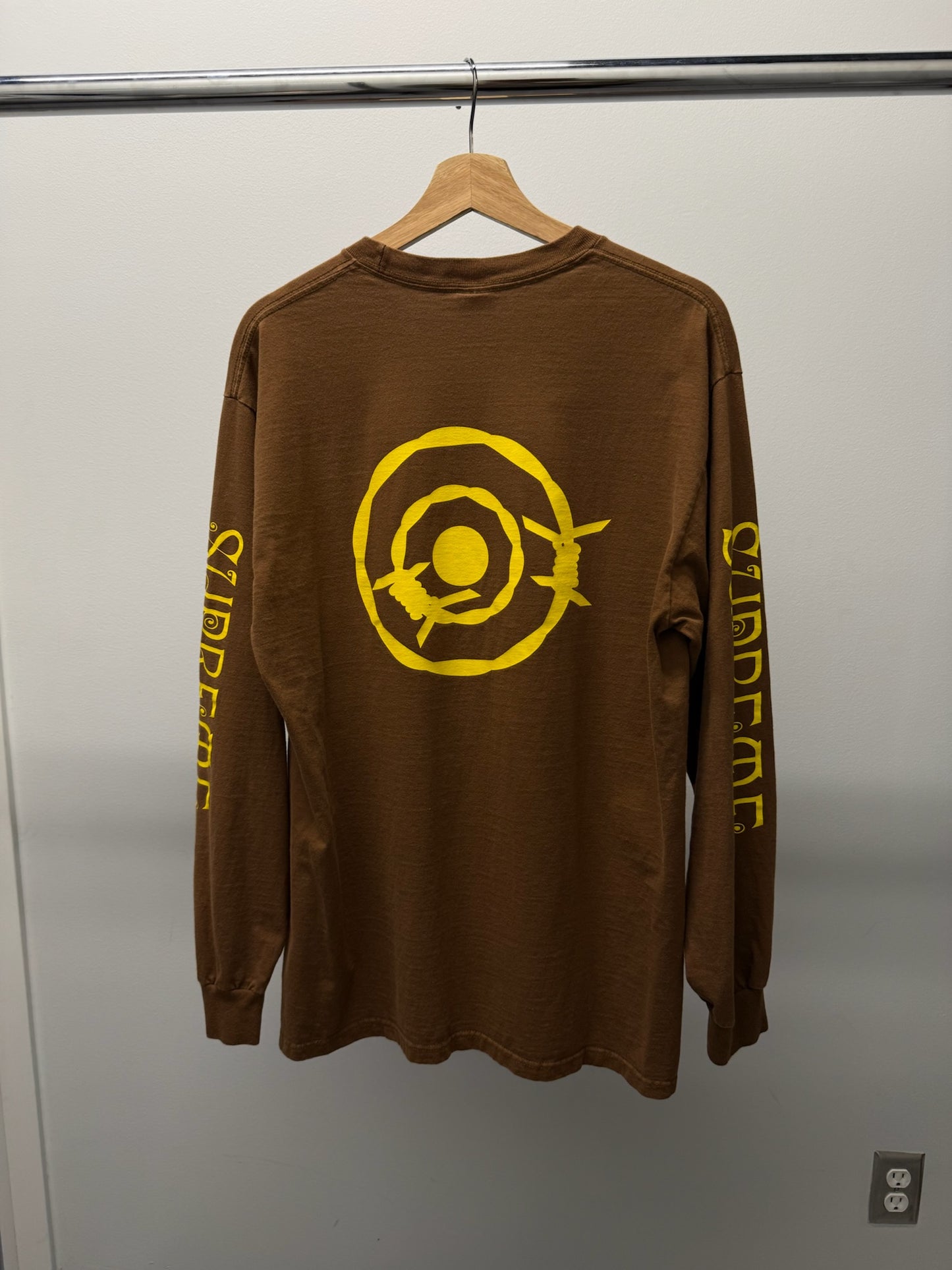 Large - Supreme SOUTH2 WEST8 L/S Pocket Tee 'Brown' (Pre-Owned)