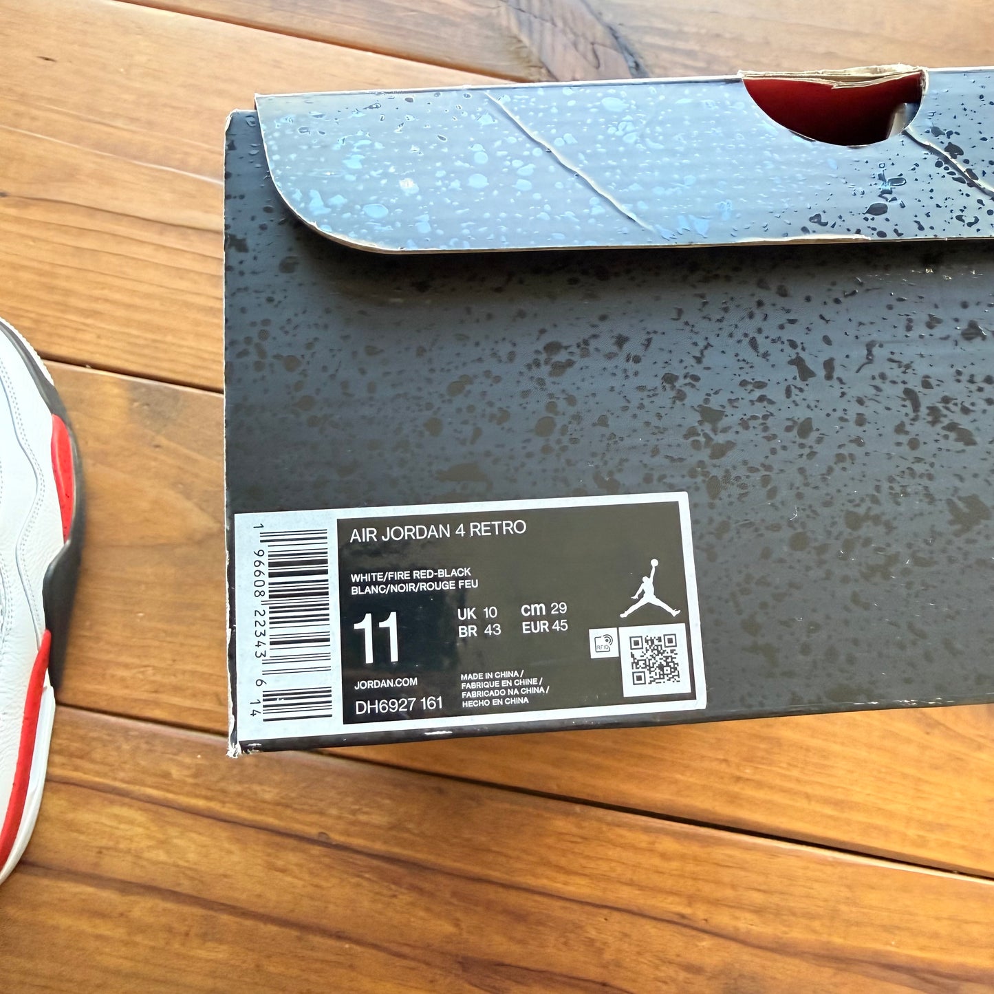 Size 11 - Jordan 4 Retro 'Red Cement' (Used)